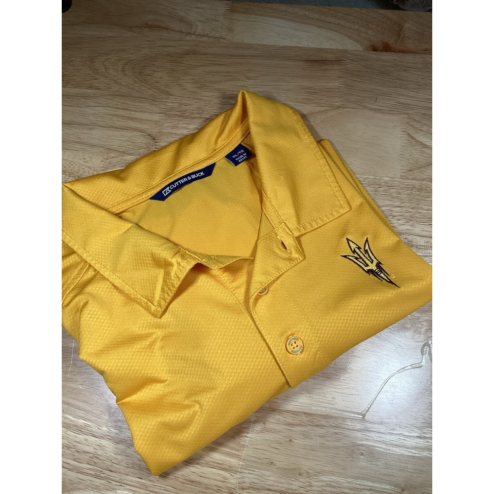 Mens Cutter & Buck Arizona State Sun Devils short sleeved performance polo‎ XL